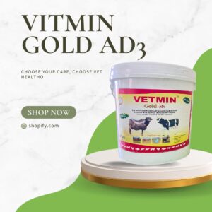 Vetmin Gold AD3 – Advanced Vitamin Supplement for Livestock  10kg